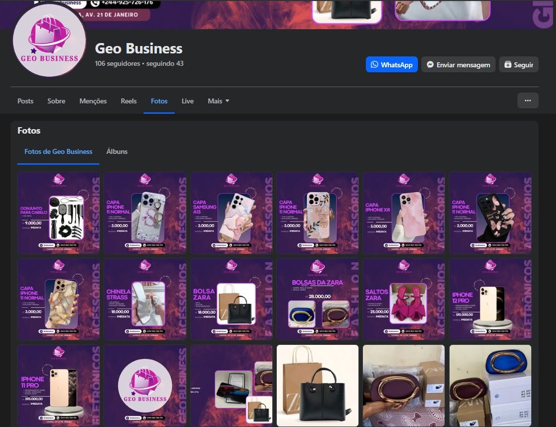 Arranque Digital para Comércio de Relógios e Acessórios – Geo Business