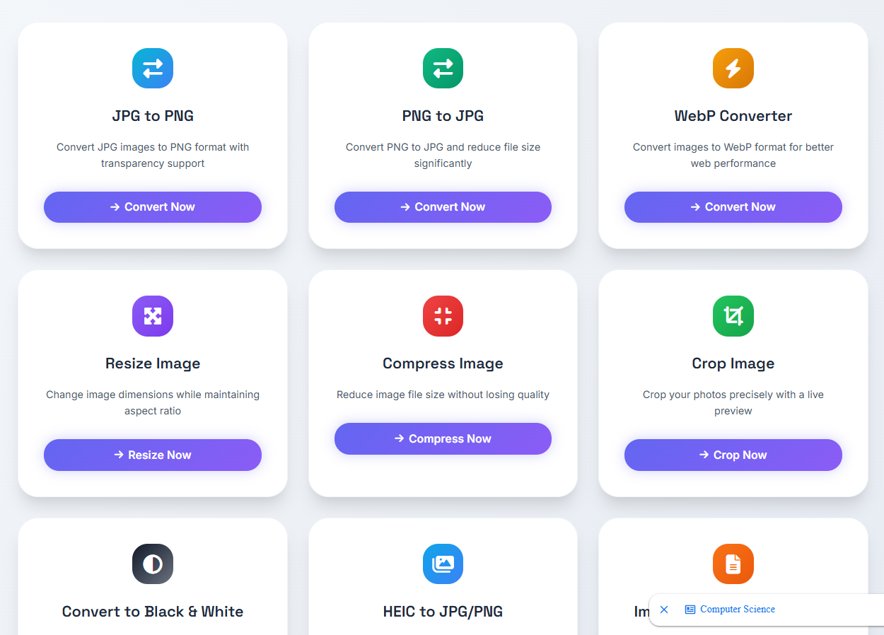Desenvolvimento e Lançamento da QuickFilr – Plataforma de Conversão e Edição de PDF & Imagens com IA